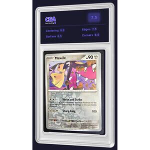 Temporal Forces Reverse Holo Mawile 112/162 Pokémon TCG - CGA 7.5 Digital Grade